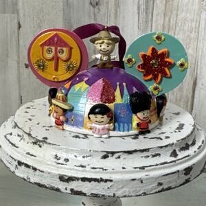Disney Parks It’s A Small World Mickey Ears Hat Ornament